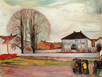 Casa em Aasgaardstrand de Edvard Munch