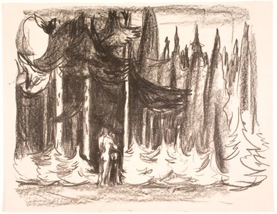 Na floresta de Edvard Munch