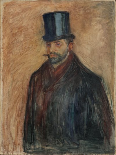 Julius Meier-Graefe, c.1894 (óleo sobre tela) de Edvard Munch