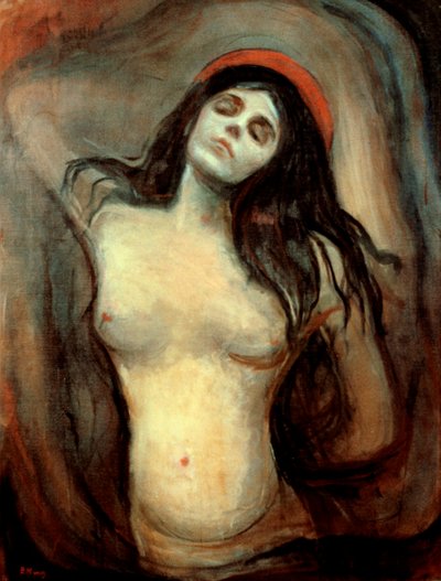 Madonna, 1894-1895 de Edvard Munch