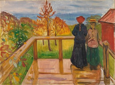 Na Varanda de Edvard Munch
