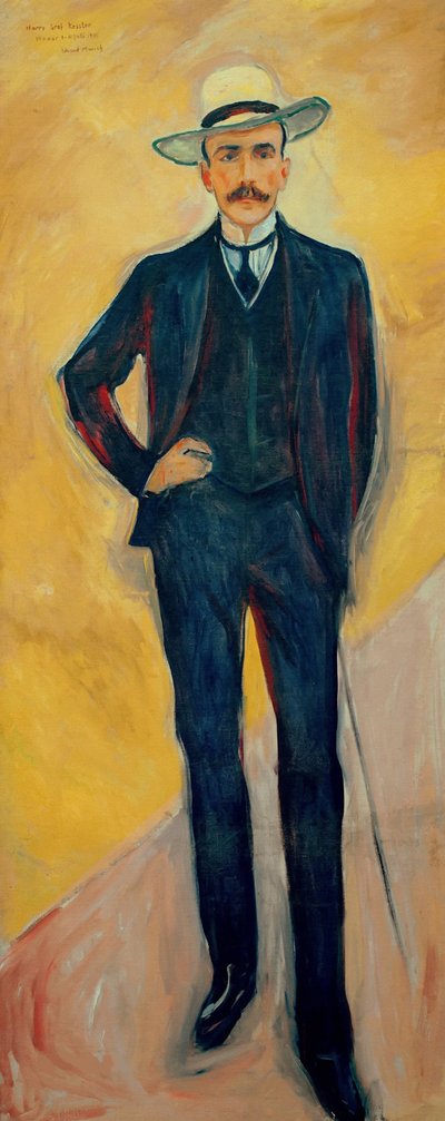 Retrato de Harry Graf Kessler 1868-1937, 1906. de Edvard Munch