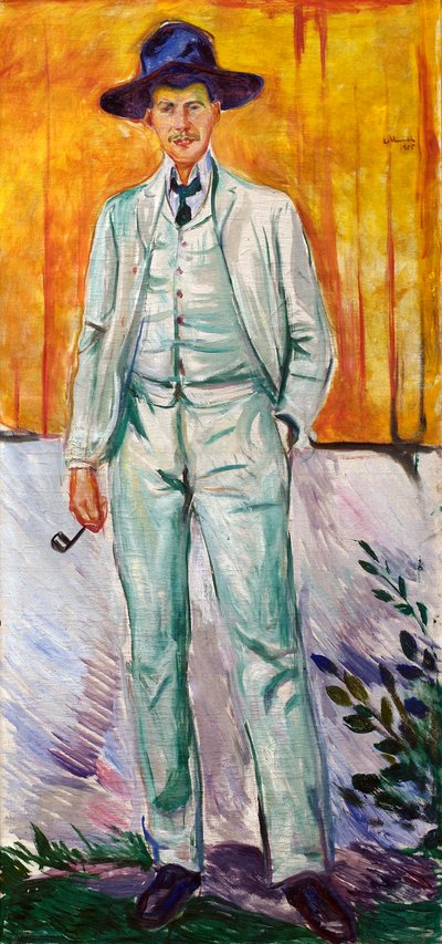 Retrato do pintor Ludvig Karsten de Edvard Munch