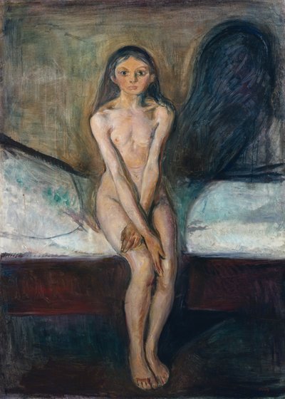 Puberdade de Edvard Munch