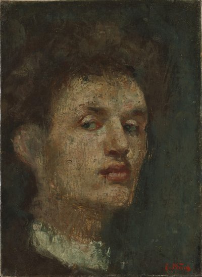 Auto-retrato de Edvard Munch