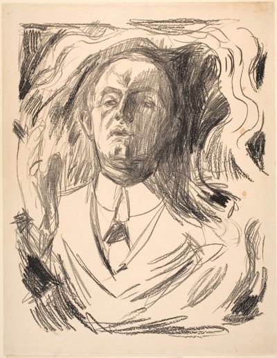 Autorretrato com cigarro de Edvard Munch