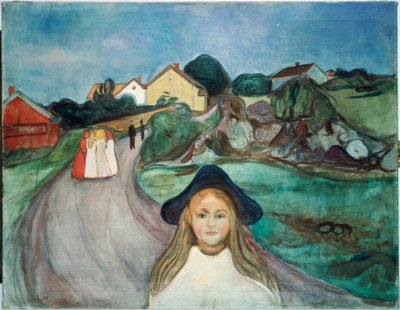 Rua em Asgardstrand de Edvard Munch