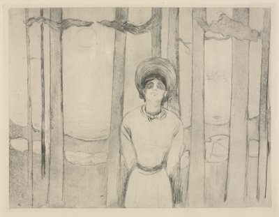 Noite de Verão  (The Voice) de Edvard Munch