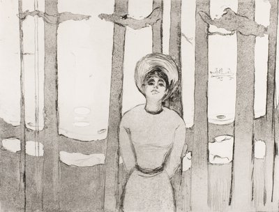 Noite de verão, a voz, 1894 de Edvard Munch