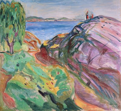Verão à beira-mar, Krager de Edvard Munch
