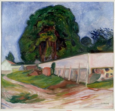 Noite de Verão em Asgardstrand. Pintura de Edvard Munch (1863-1944) Ec. Norv. de Edvard Munch
