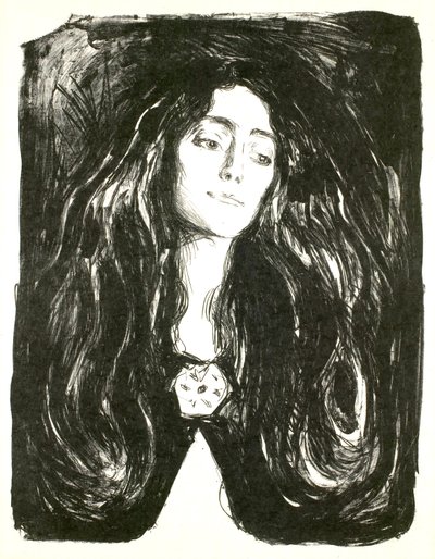 O broche. Eva Mudocci de Edvard Munch