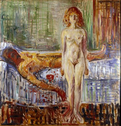 A Morte de Marat II Pintura de Edvard Munch (1863-1944) de Edvard Munch