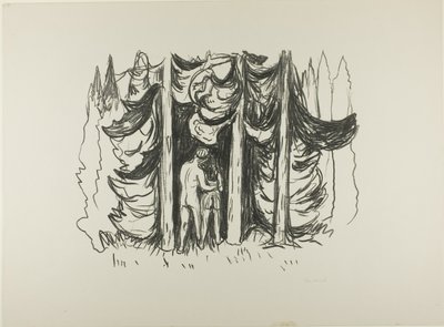 A floresta de Edvard Munch