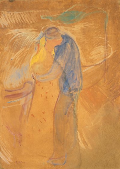 O beijo, 1906-1907. de Edvard Munch