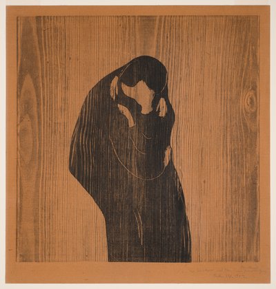 O beijo IV de Edvard Munch