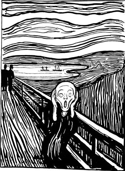 O Grito, 1895. de Edvard Munch