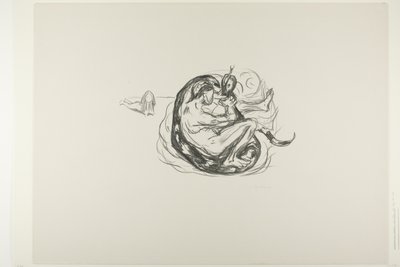 A serpente é morta de Edvard Munch