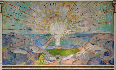 O Sol (fresco) de Edvard Munch