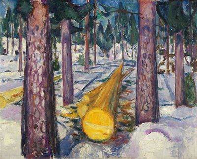 The Yellow Log de Edvard Munch