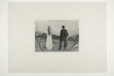 Dois seres humanos. Os solitários de Edvard Munch