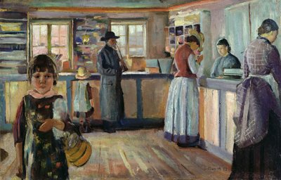 Loja da Vila Vrengen de Edvard Munch
