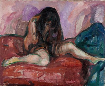 Weeping Nude par Munch, Edvard (1863-1944). Óleo sobre tela, tamanho : 110x135 de Edvard Munch