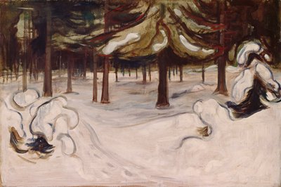 inverno de Edvard Munch