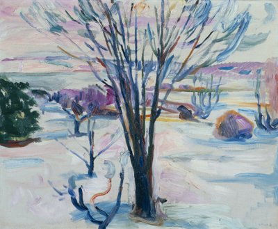 Paisagem de inverno de Jeloya de Edvard Munch