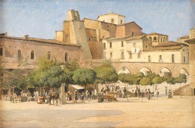 A praça em Sulmona de Edvard Petersen
