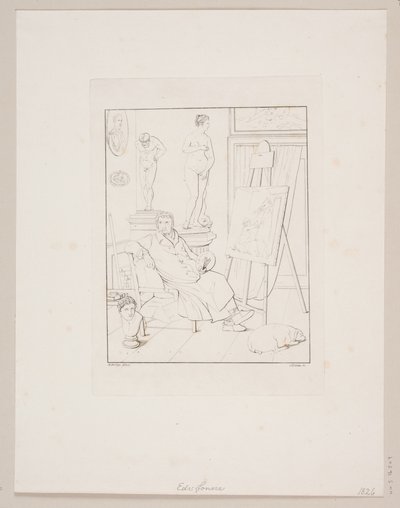 CA Lorentzen eu sento atelier de Edvard Sonne