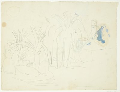 Paisagem com palmeiras, Cannes de Edvard Weie