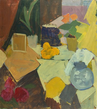 Natureza morta (óleo sobre tela) de Edvard Weie
