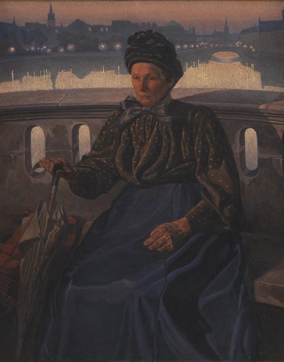 A mãe do artista de Edvard Weie