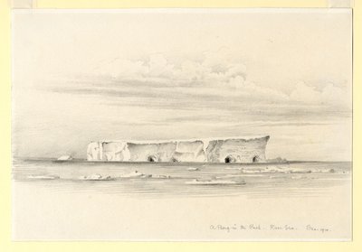 Um Berg no Pack, Ross Sea, 1910 de Edward Adrian Wilson