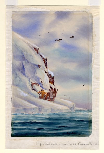 Cabo Wadsworth, Ilha Coulman (wc no papel) de Edward Adrian Wilson