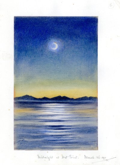 Meia-noite em Hut Point de Edward Adrian Wilson