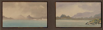 Aguarelas do Caderno da Noruega, 1898-99 (wc no papel) de Edward Adrian Wilson