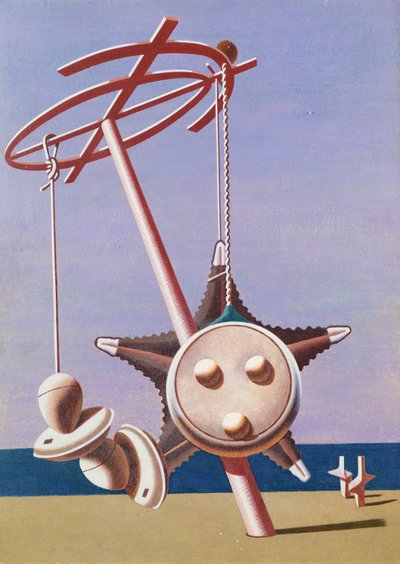 Enigma (óleo sobre tela) de Edward Alexander Wadsworth