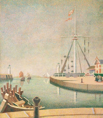 Honfleur, entrada para o porto de Edward Alexander Wadsworth