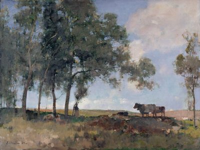 Sol do Outono, 1884 de Edward Arthur Walton