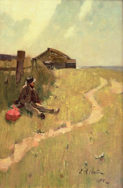 O viajante, 1881 de Edward Arthur Walton