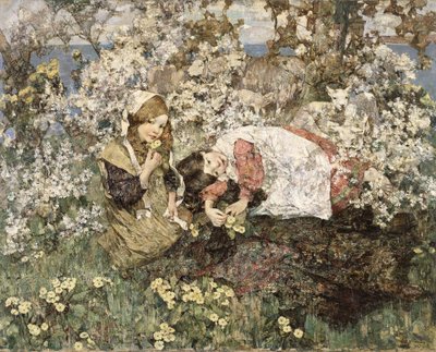 Idílio na primavera de Edward Atkinson Hornel