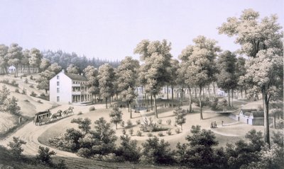 Stribling Springs, Spa Village, País Augusta, 1858 de Edward Beyer