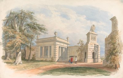 Desenho para um portal de parques de Edward Blore