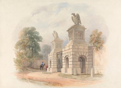Desenho para um portal de parques de Edward Blore