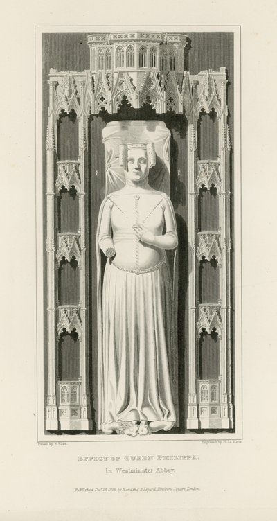 Efígie da rainha Filipa de Edward Blore