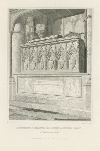 Monumento de Eleanor a Rainha de Edward o 1º de Edward Blore