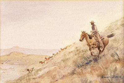 Aproximando Cavalos de Edward Borein