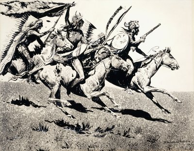 Grupo de guerra em movimento de Edward Borein